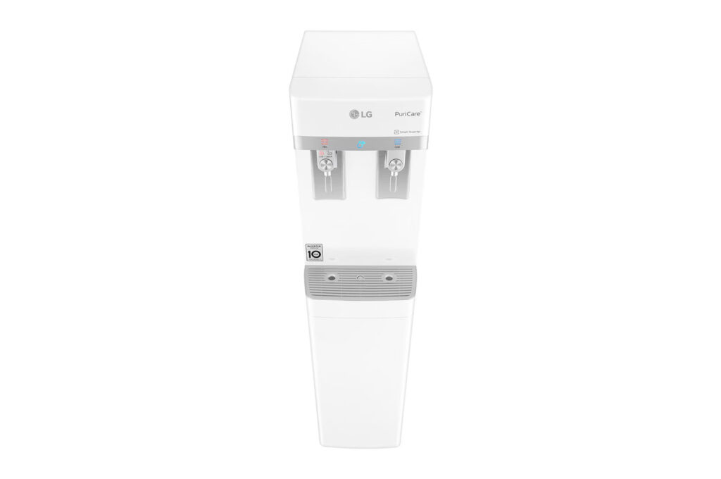 LG Slim Stand LG PuriCare™ Water Purifier with Tankless Cold Water & Big Hot Water Capacity, White, WS410GN (10)
