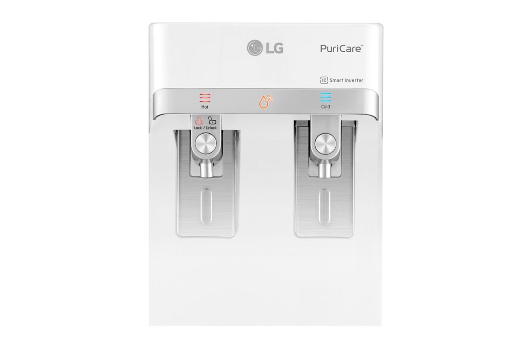 LG Slim Stand LG PuriCare™ Water Purifier with Tankless Cold Water & Big Hot Water Capacity, White, WS410GN (5)